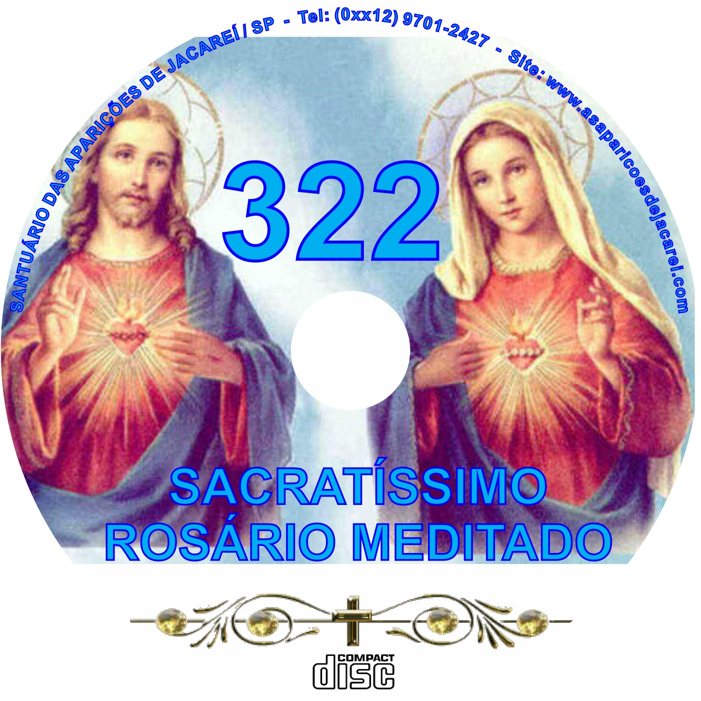 CD Rosário Meditado 322 CD Rosário Meditado 322